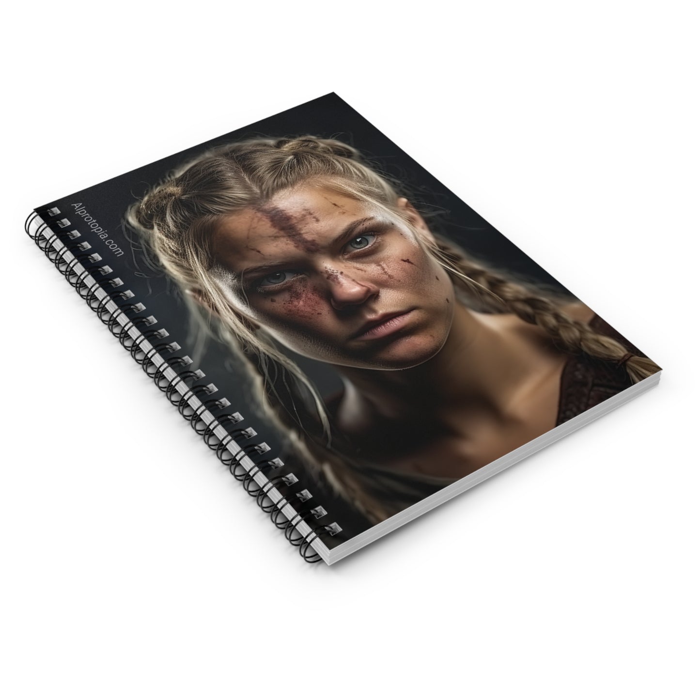 Spiral Notebook - Ruled Line. Shieldmaiden.