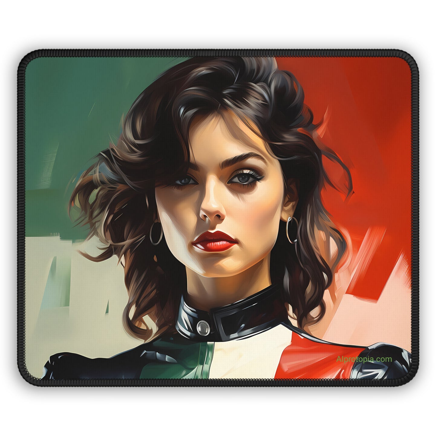 Gaming Mouse Pad. Italiana. AI art. Italy.