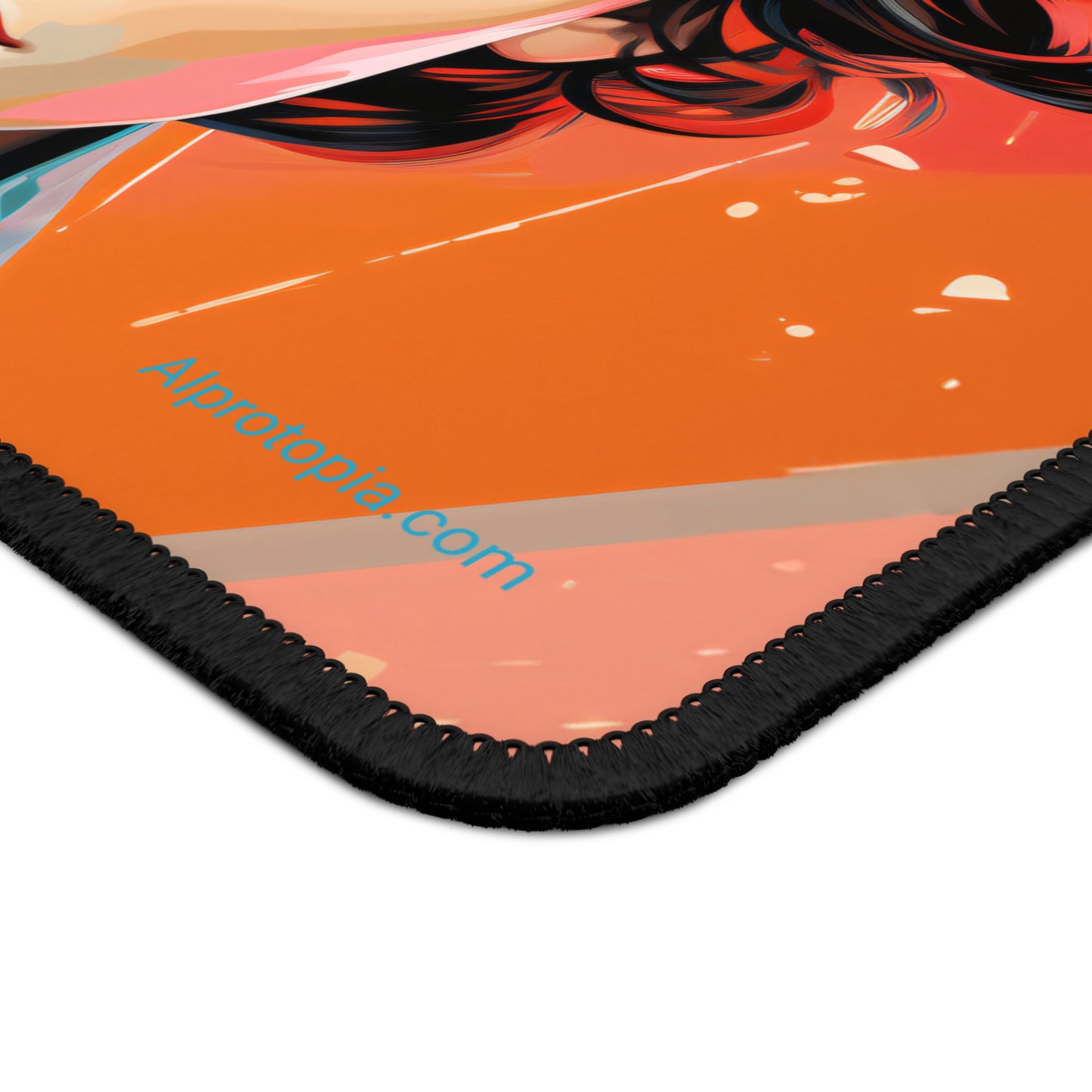Gaming Mouse Pad. Italian 19. AI art. Pop art. Italy. Girl.