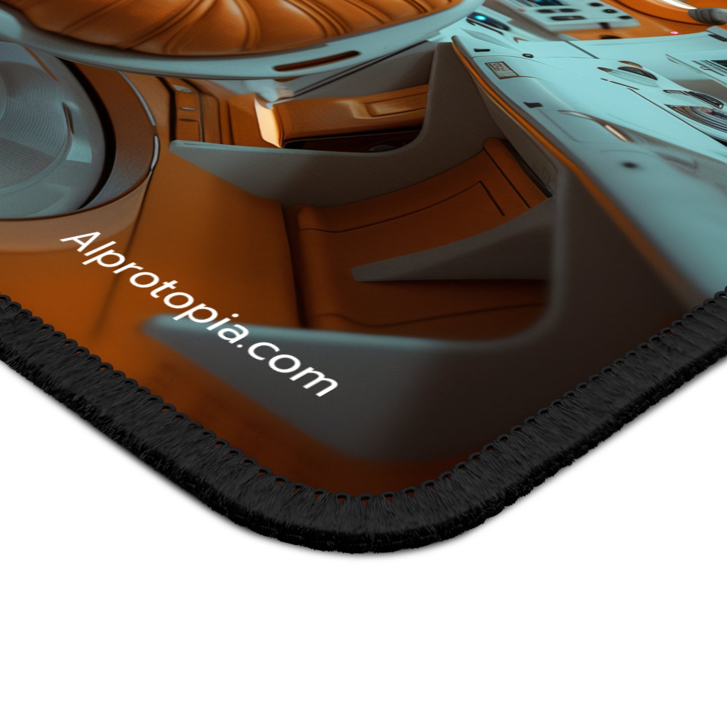 Astro Capsule Mouse Pad. AI Art. Astronaut. Space Travel. Sci-Fi. Rocket.