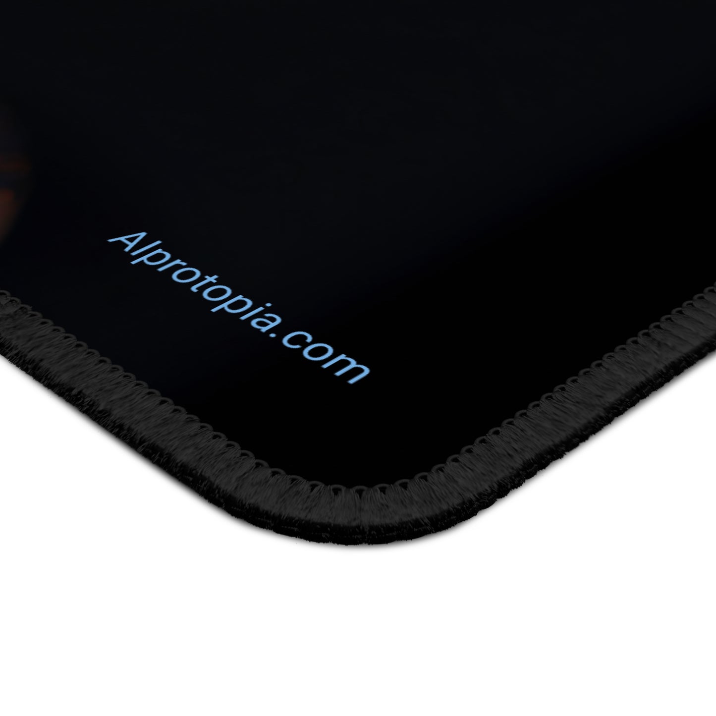 Gaming Mouse Pad. AIprotopia logo. AI art. Neural Network. Deep Learning.