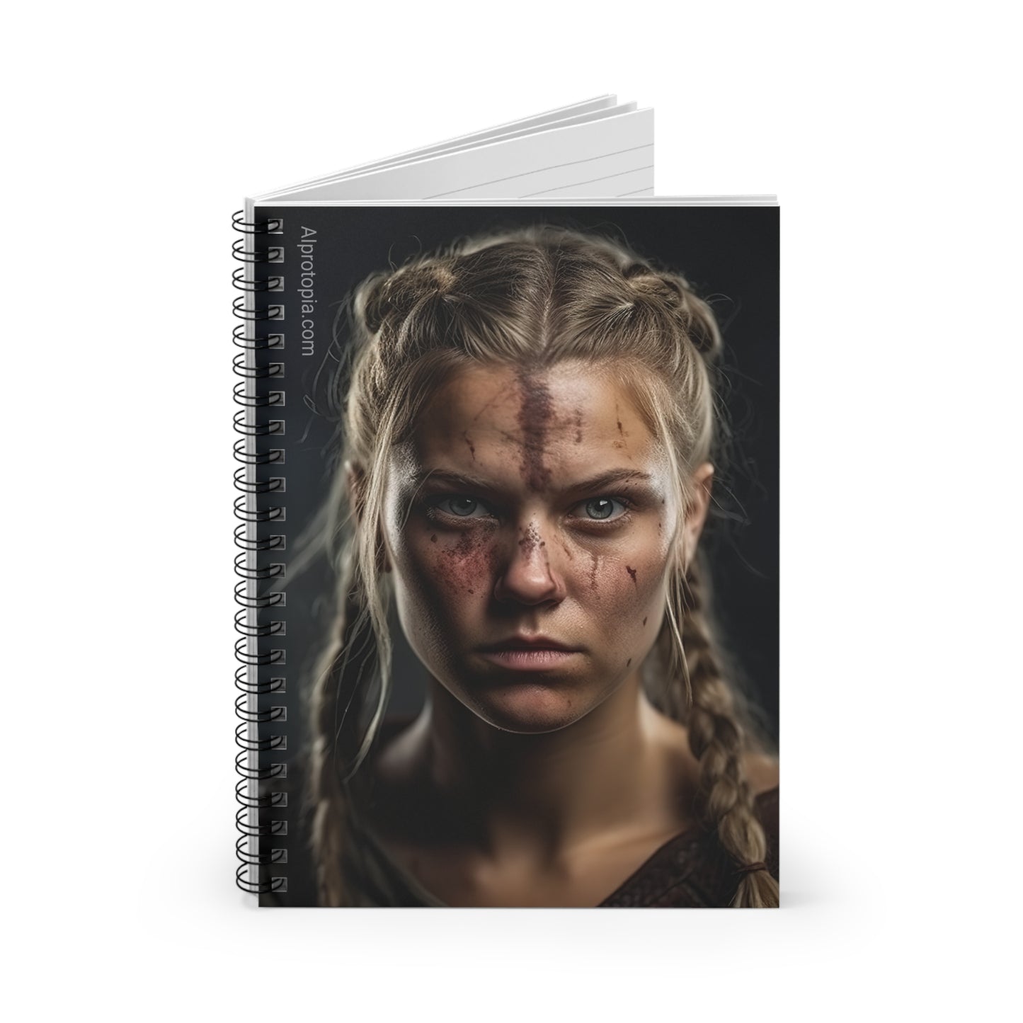 Spiral Notebook - Ruled Line. Shieldmaiden.