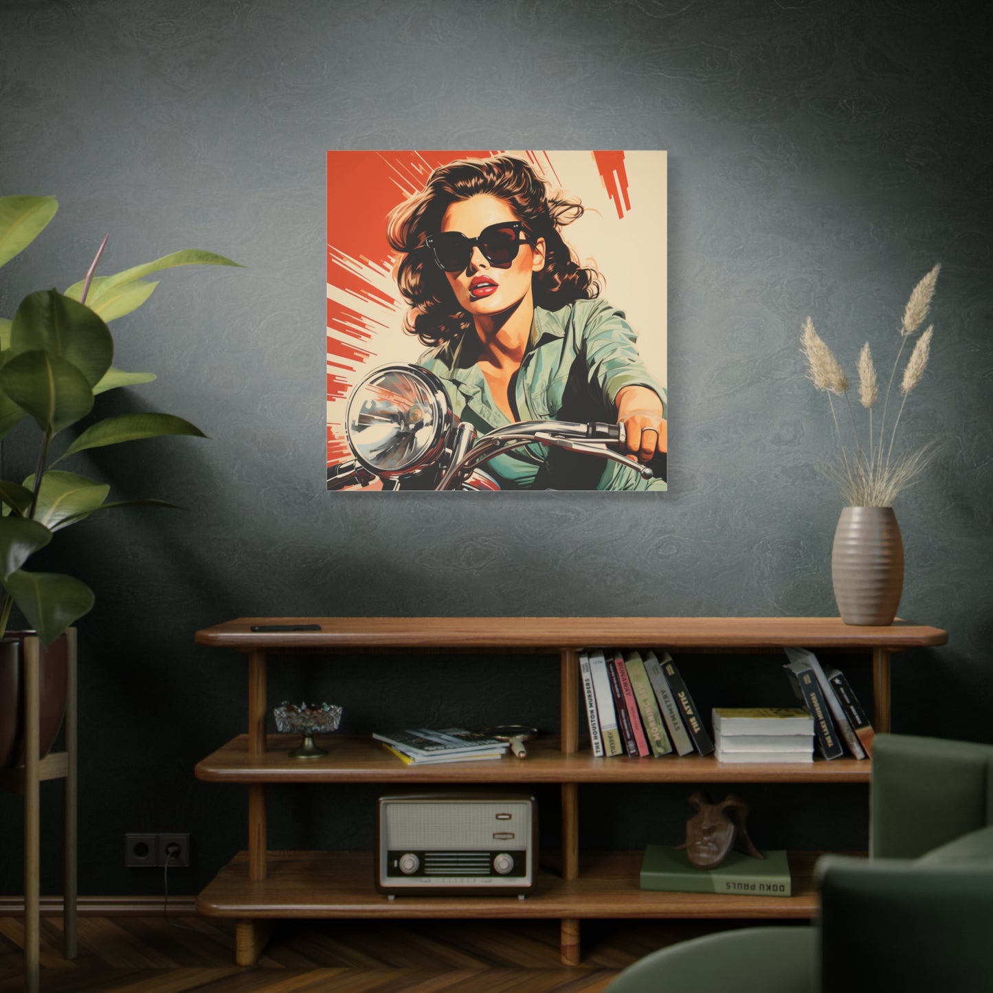 Italiana, Pop Art, 36" x 36" Matte Canvas, Stretched, 1.25"