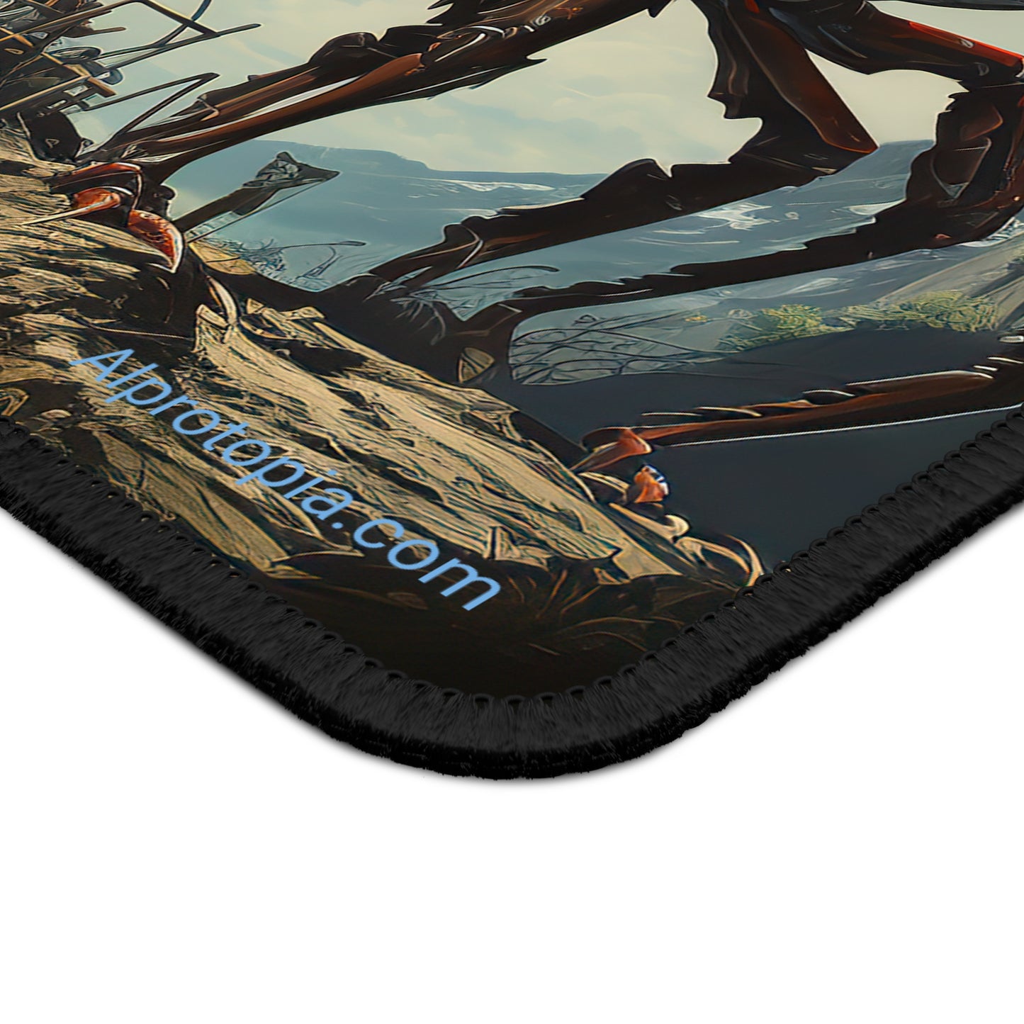 Gaming Mouse Pad. 1950's Pulp Sci-Fi Alien.