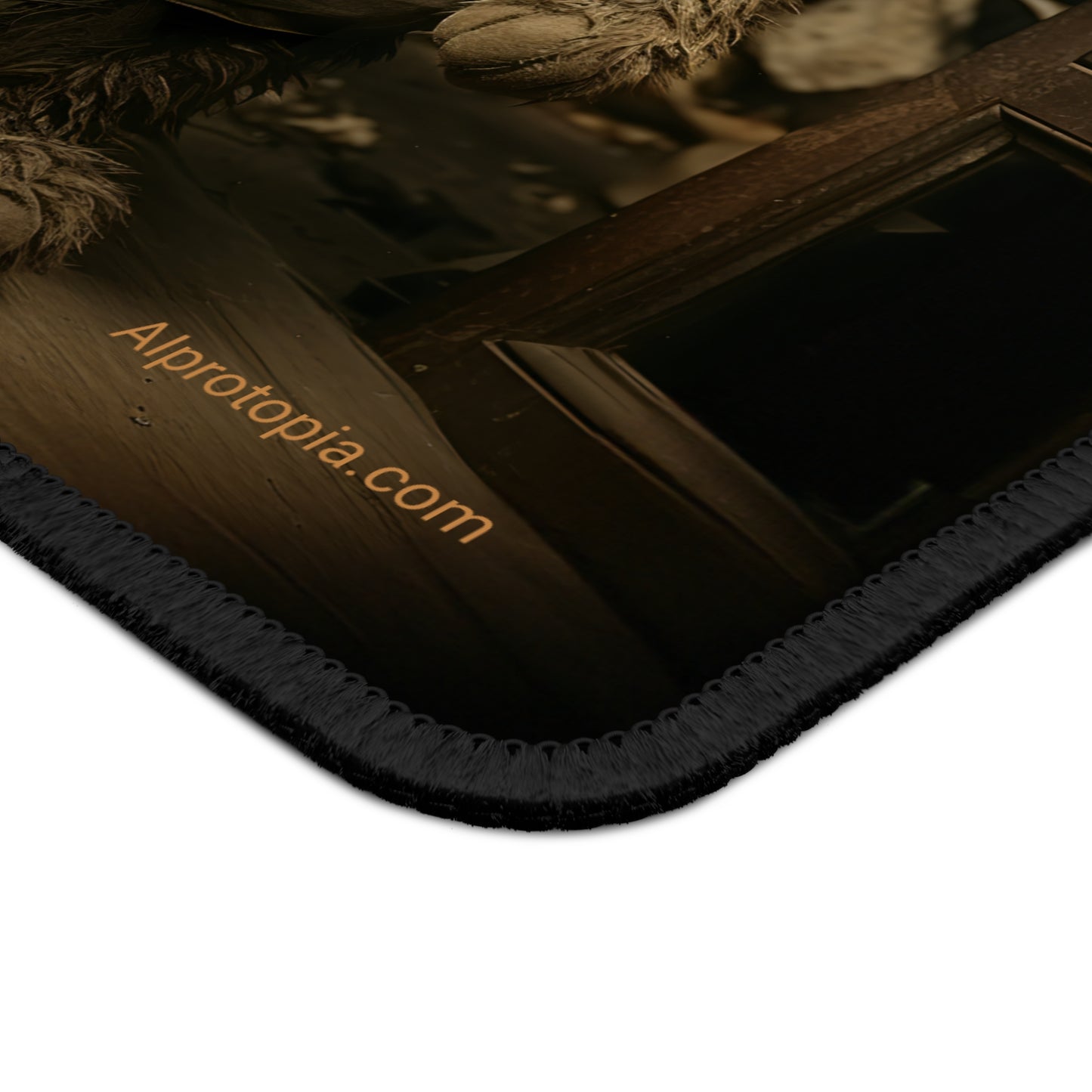 Mouse Pad. Teddy Bear. Vintage. Photography. AI art.