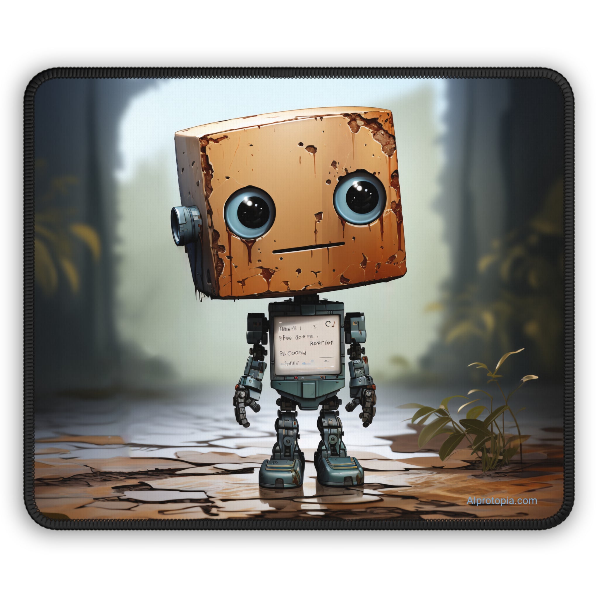 Gaming Mouse Pad. Rusty Bot. – AIprotopia