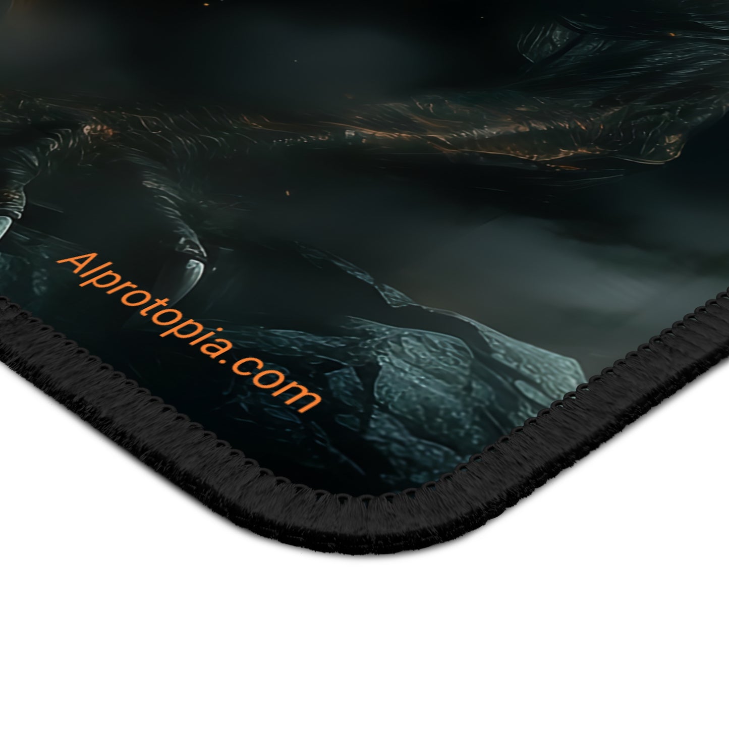 Dragon Fire Mouse Pad. Dragons. Fantasy. AI Art.