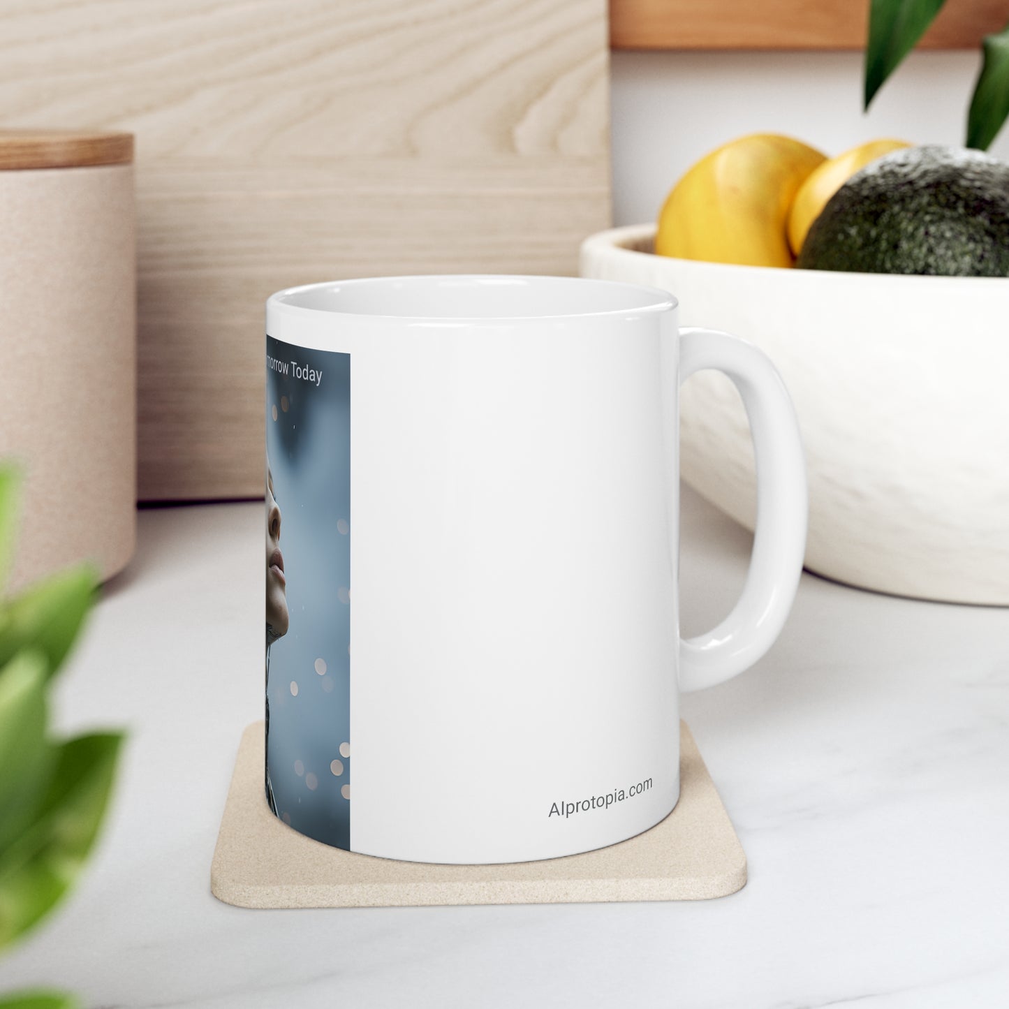 Ceramic Mug 11oz. AI: Building a Better Tomorrow Today. AI Mug. Coffee Mugs. Future.