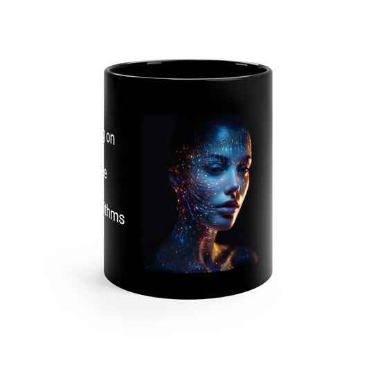 Running on Coffee and Algorithms. AI Coffee Mug. AI Gift. Machine Learning Gift. Artificial Intelligence Gift. Ceramic Mug 11oz.