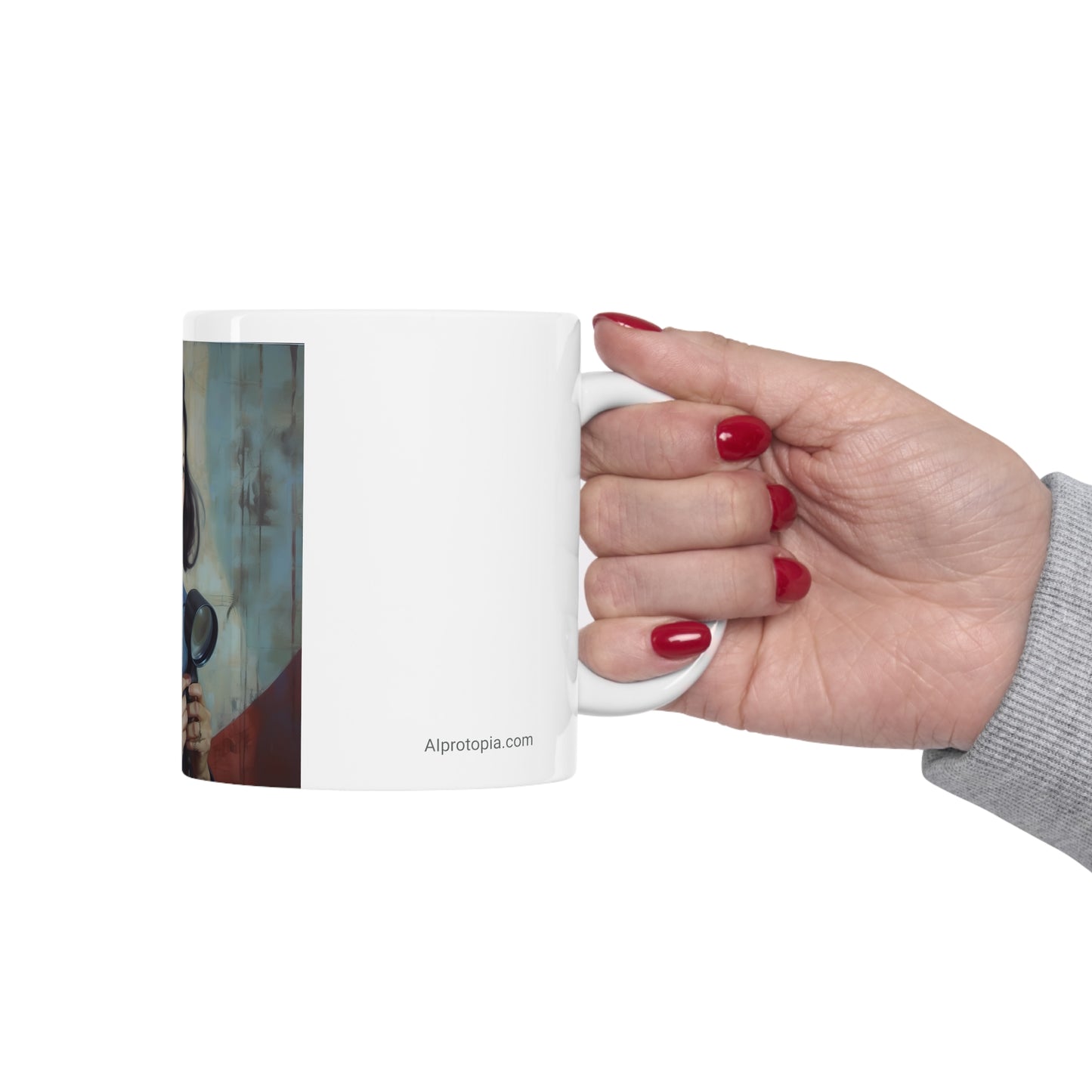 Ceramic Mug 11oz. AI: Unraveling Mysteries, One Algorithm at a Time.