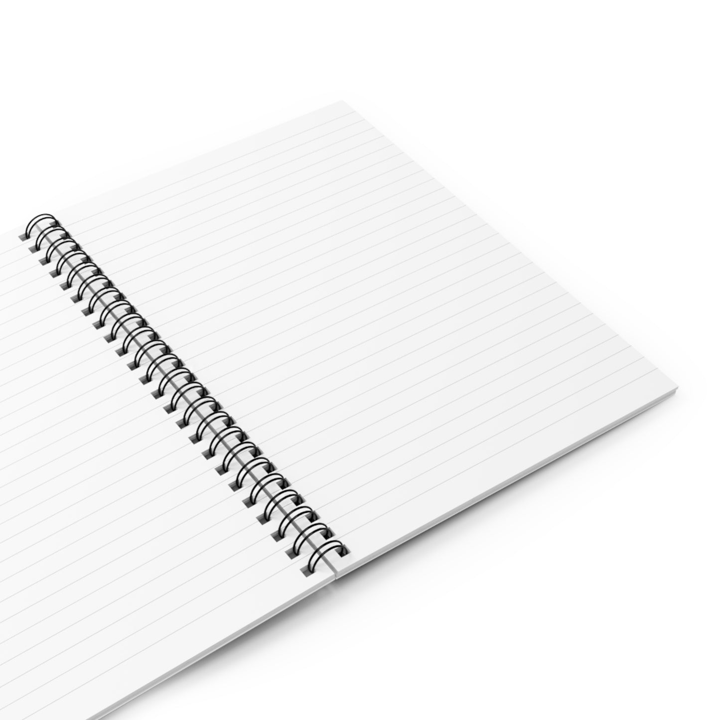 Spiral Notebook - Ruled Line. AIprotopia logo. AI Art. AI Notebook. AI Notepad.